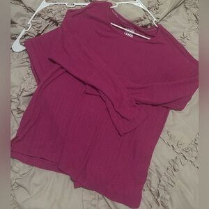 Muk Luks Women's Top in Vibrant Pink